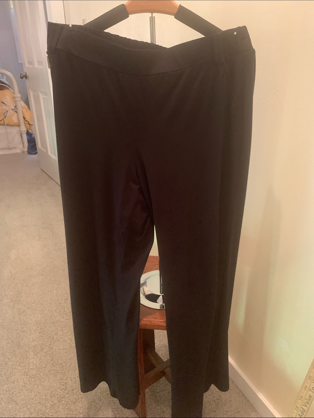 Studio 253 Black Pull-On Wide Leg Pants